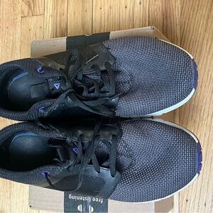 Reebok women Black and Purple Athletic Shoes